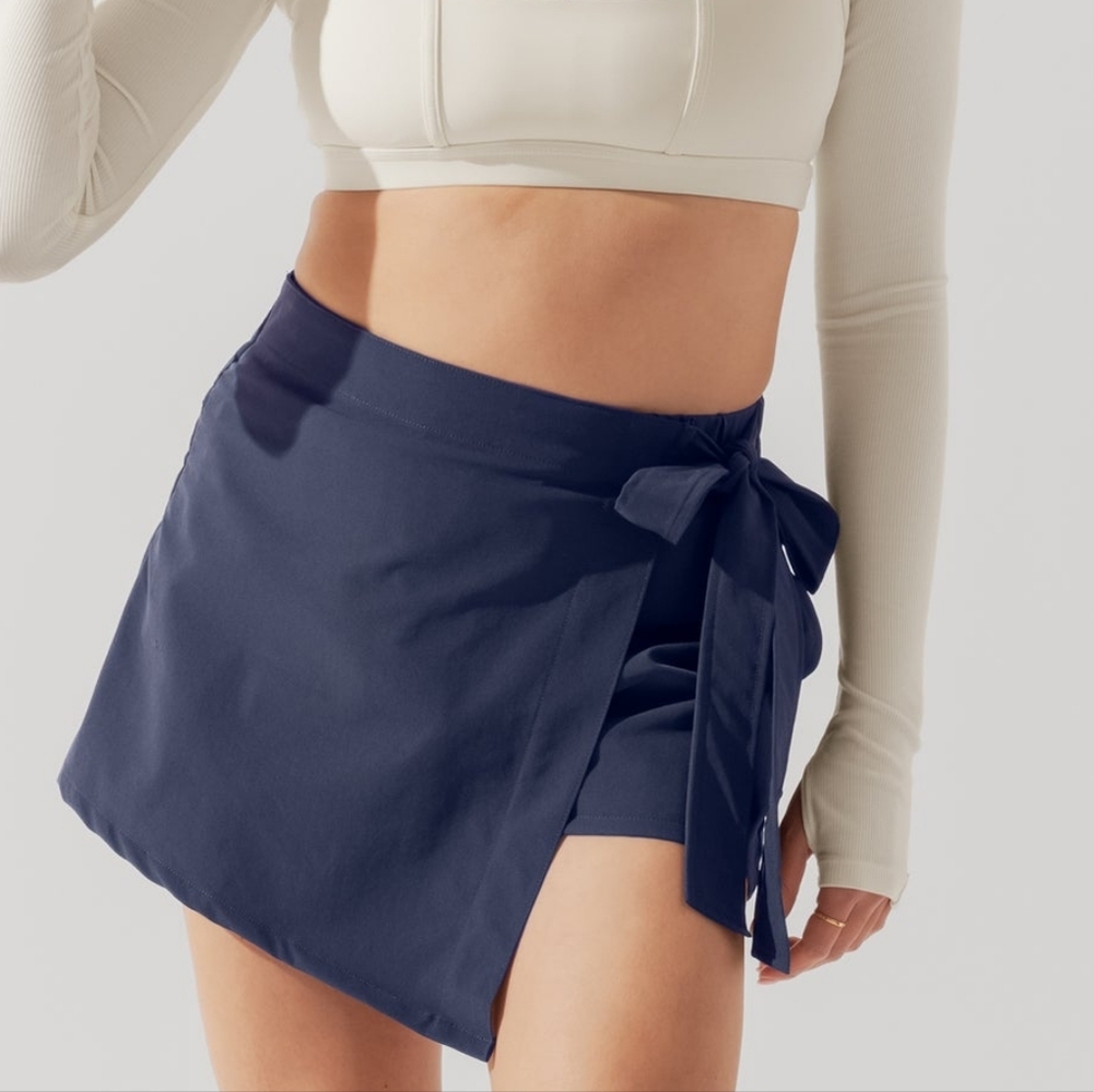 POPFLEX That’s a Wrap - Cosmic Navy Wrap Skort - Size L